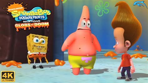 spongebob squarepants featuring nicktoons globs  doom wii gameplay