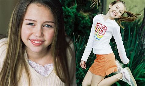 miley cyrus modelling shoot when she was 11 year old girl named destiny