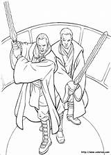 Jedi Coloriage Parcoure sketch template