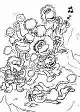 Fraggle Fragglerock Doozers sketch template