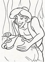 Aladdin Coloriage Aladin Walt Magique Kolorowanki Alladyn Sheets Merveilleuse Alladin Dinokids Magic Genie Druku Pobrania Ancenscp Triton Ariel 1381 2032 sketch template