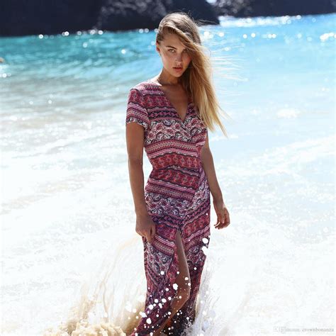 2017 Hot Sale Bohemian Summer Beach Dress Women Clothing