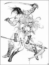 Maroto Esteban Fantasy Comic Conan Choose Board Barbarian Drawing Comics sketch template