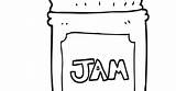 Jam sketch template