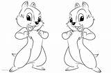 Chip Dale Coloring Pages Printable Adults Kids sketch template