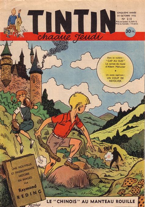 tintin  journal de tintin heft reihe cover raymond flickr