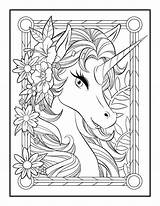 Coloring Pages Unicorn Adult Book Printable Amazon Forest Books Kleurplaten Unicorns Malvorlagen Flowers Print Enchanted Kolorowanki Disney Colouring Jade Summer sketch template