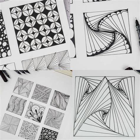 easy doodle pattern ideas craftsy hacks