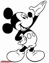 Mickey Coloring Mouse Pages Presenting Pdf Disneyclips Misc sketch template