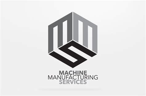 machine manufacturing service logo pi design