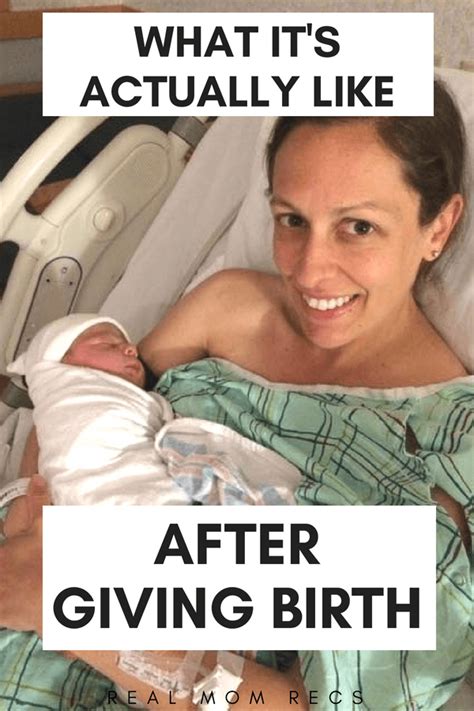 What Its Actually Like After Giving Birth Real Mom Recs