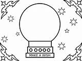 Ball Crystal Clipart Clip Clker sketch template