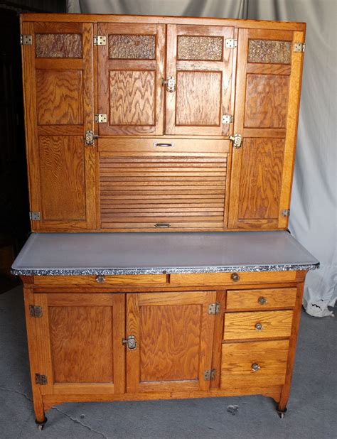 bargain johns antiques antique sellers oak kitchen cabinet  inches width bargain john