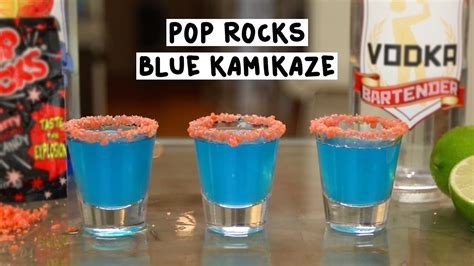 Pop Rocks Blue Kamikaze Shots Tipsy Bartender