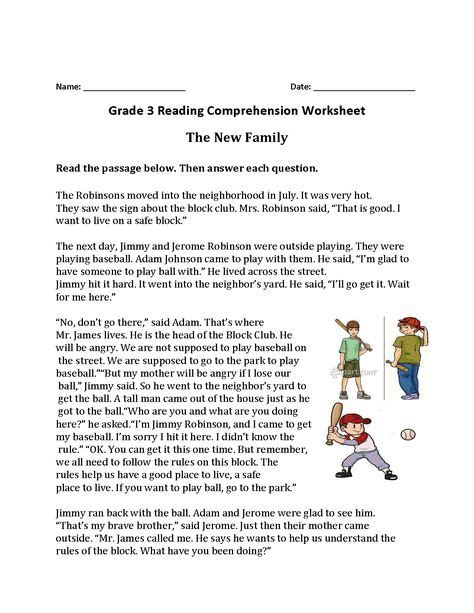 reading worksheets  grade reading worksheets  grade reading  grade reading