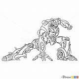 Transformers Draw Jazz Drawing Step Lessons Cartoons Characters Webmaster Drawdoo Learn sketch template