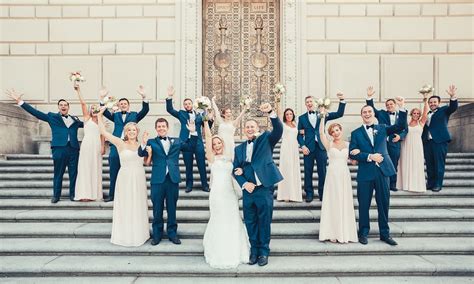 Put Your Hands Up Creative Wedding Party Photos Popsugar Love And Sex