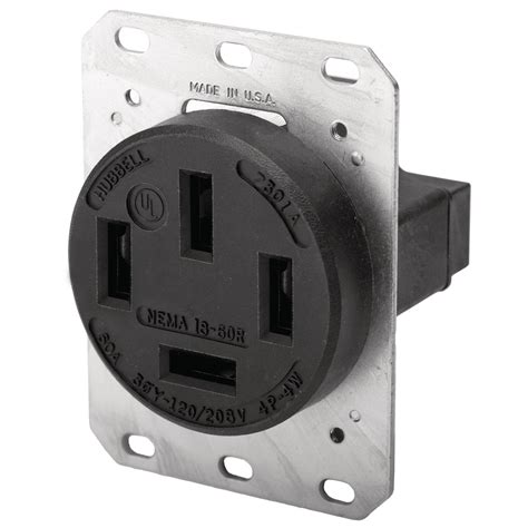 hubbell hbla straight blade devices heavy duty straight blade single receptacle