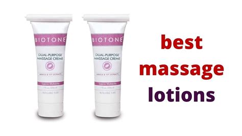 Top 6 Best Massage Lotions Youtube