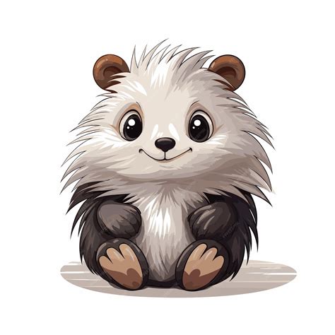 premium vector vector illustration mascot porcupine