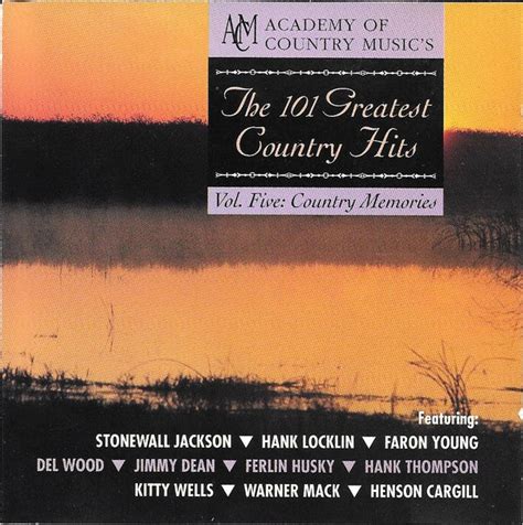 academy  country musics   greatest country hits vol  country memories  cd