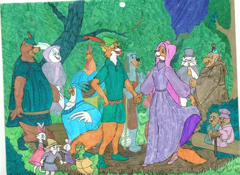 Celebration In Sherwood Forest Forest Sherwood Forest Painting