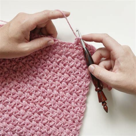 crochet mini bean stitch totally textured tuesday wecrochet