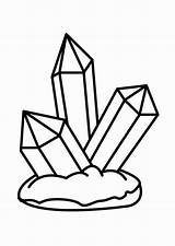 Ausmalbild Cristalli Disegno Kristall Diamant Kristalle Edelsteine Malvorlage Cristal Kleurplaten Malvorlagen Kleurplaat Ausmalen Diamanten Kristallen Educol Downloaden Uitprinten Scarica sketch template