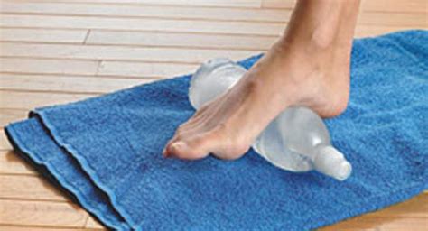 Practical Water Bottle Massage Therapy For Plantar