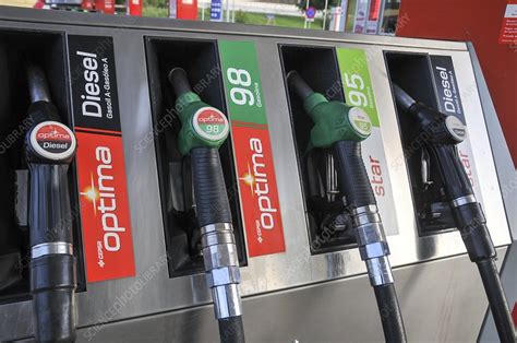petrol station pumps stock image  science photo library