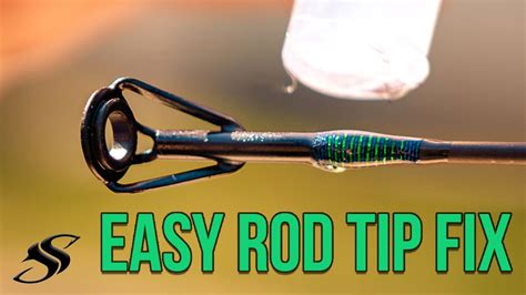 replace  fishing rod tip top   fishing rod rod