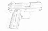 Coloring Pages Pistol Pistols Filminspector sketch template