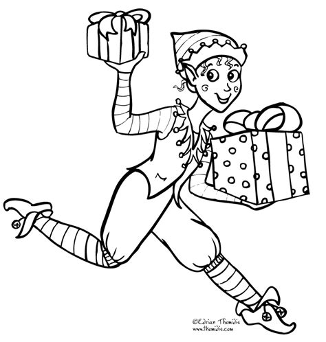 elf   shelf color pages  coloring pages