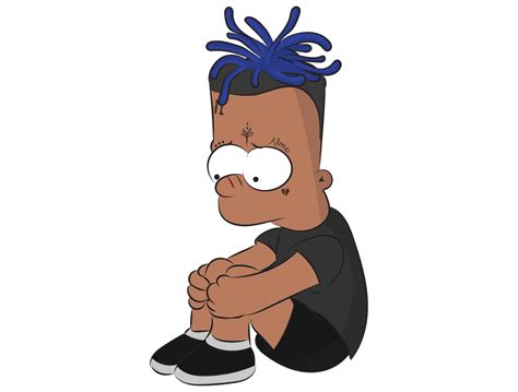 Bart Simpson Xxxtentacion Cartoon Imagination