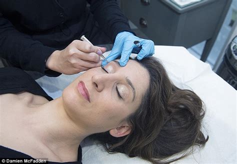 femail tries an impressive new brow filler technique from france daily mail online