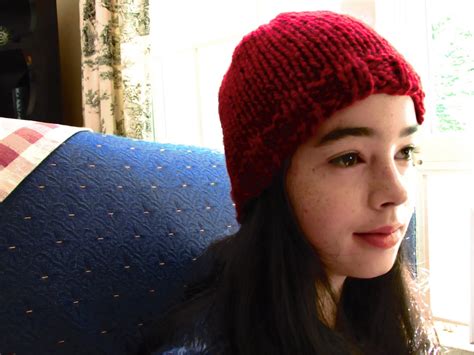 easy knit cap melmaria designs easy knit cap