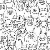 Monstruos Ausmalbilder Malvorlagen Monsters Malvorlage Kinder Monstruo Disegni Colorare Wonder sketch template
