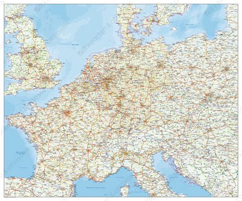 wegenkaart van europa kaarten wandkaarten wegenkaarten porn sex picture