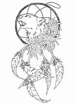 Wolf Dreamcatcher Tattoo Dream Catcher Idea Drawings Deviantart Coloring Pages Drawing Tattoos Template Adult Printable Catchers Friend Flower Choose Board sketch template