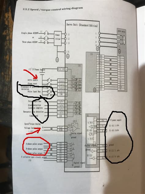 servo wiring  operation  needed wiring diagram linuxcnc