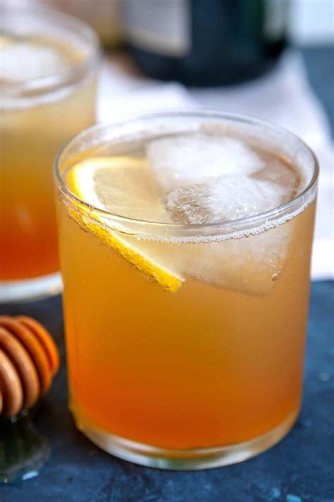 sparkling honey whiskey cocktail recipe  feedfeed