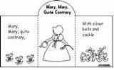 Mary Contrary Rhyme Quite Nursery Booklet Per Both Child Piece Need Print Only Cover Pages Will sketch template