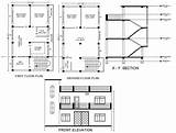 Plan House Storey Two Drawing Cad Floor Dwg  Cadbull Description sketch template