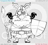 Odin Clipart Mad Cartoon Chubby Spear Clipground Designlooter Shield Illustration  Has 32kb 1024px 1080 sketch template