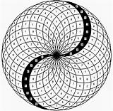 Sacred Vortex Phi Based Fibonacci Geometrie Heilige Ausmalen Ning sketch template
