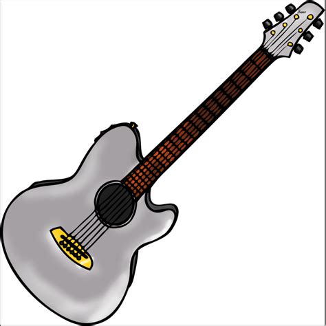 guitar  drawing electric guitar outline clip
