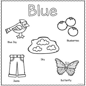 color blue printable activities color   week   confetti