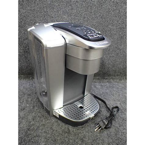 keurig  elite   single serve coffee maker oz reservoir silver   picclick