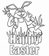 Farmer Coloring Rabbit sketch template