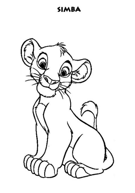 simba coloring page  print  coloring pages